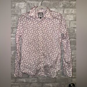 The Shirt Rochelle Behrens pink Button Down XS #S3